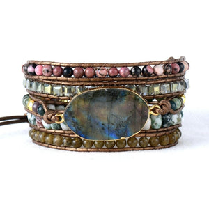 Lovely Labradorit - Wickelarmband