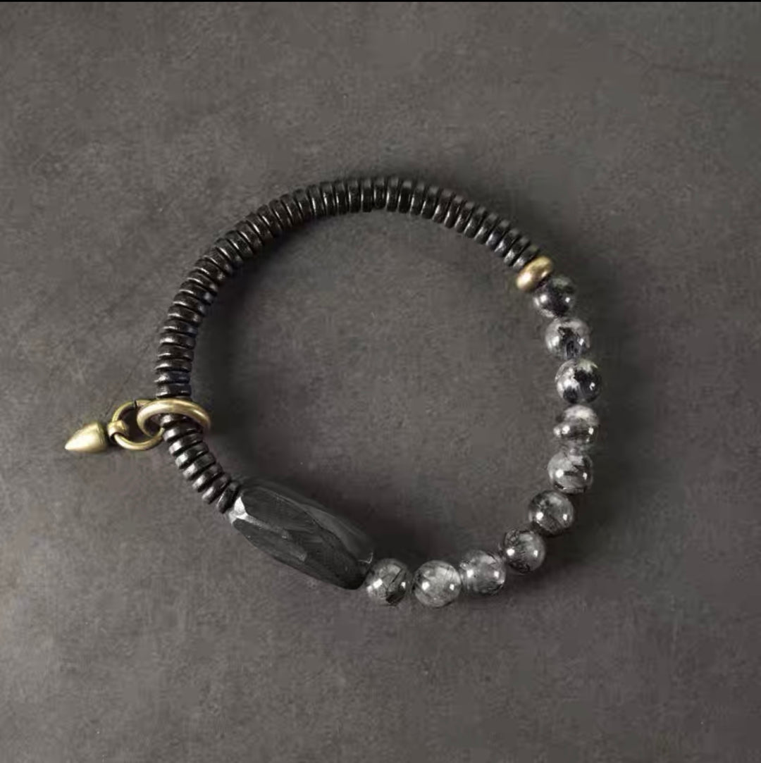 Rauchquarz Earthbound - Armband