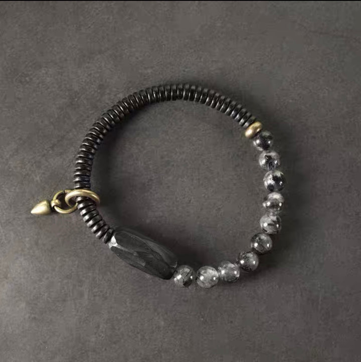 Rauchquarz Earthbound - Armband