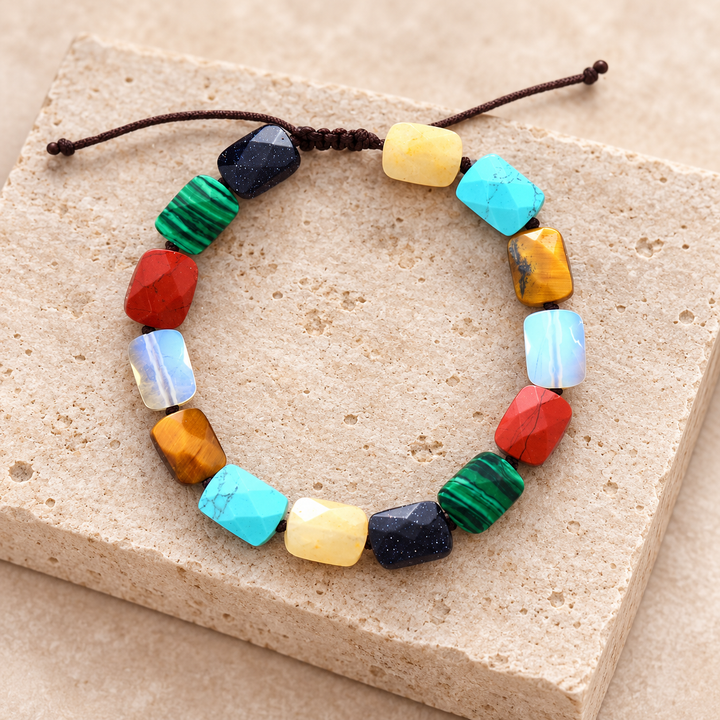 7 Chakra Naturliebe - Armband