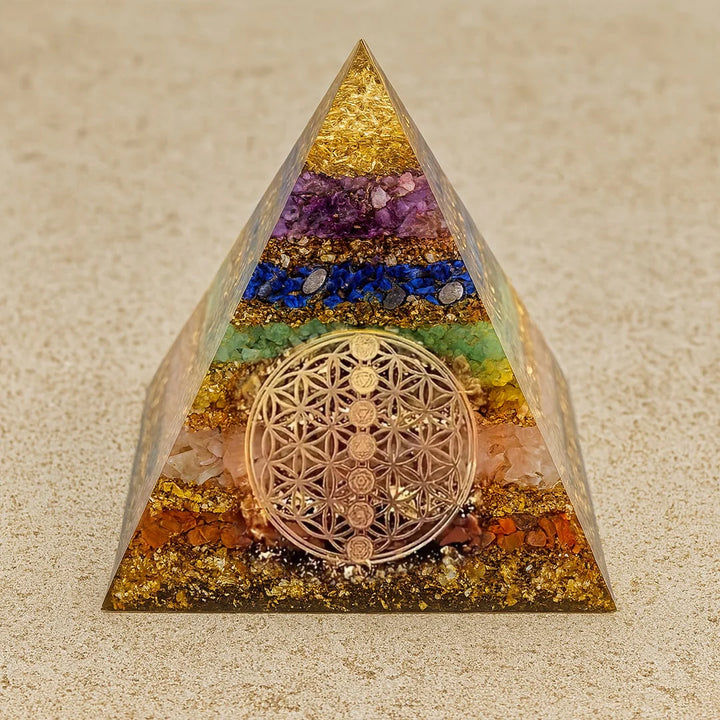 7 Chakra - Orgonit Pyramide