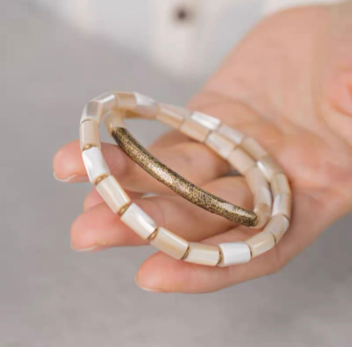 Shell & Kupfer Energie - Armband