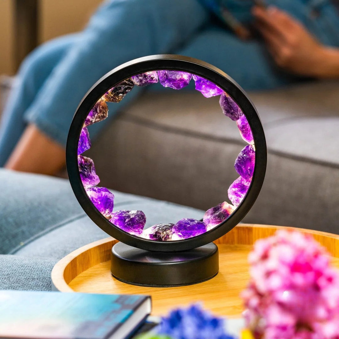 Amethyst-Lampe "Kristalltraum"