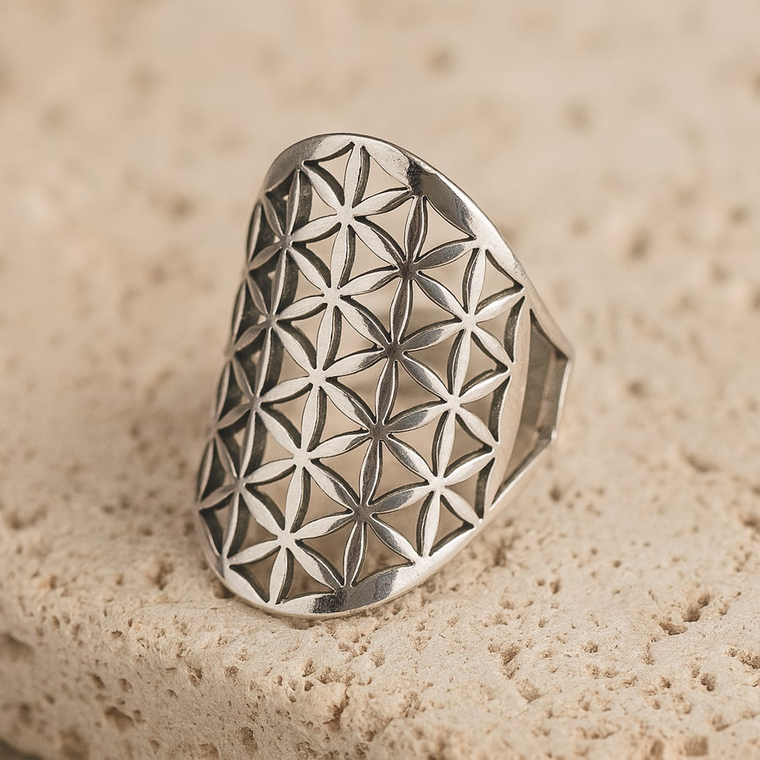 Blume des Lebens - Ring