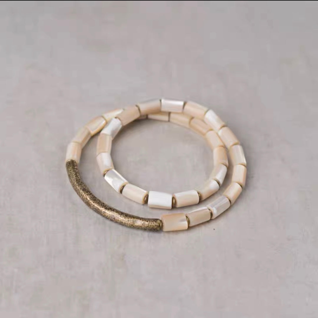 Shell & Kupfer Energie - Armband