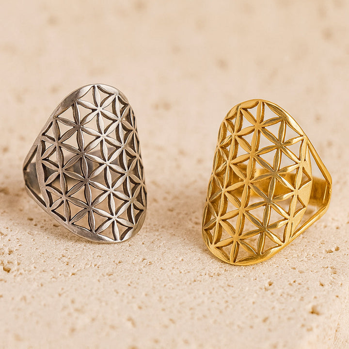 Blume des Lebens - Ring