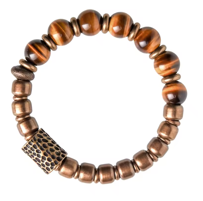 Tigerauge Copper - Armband