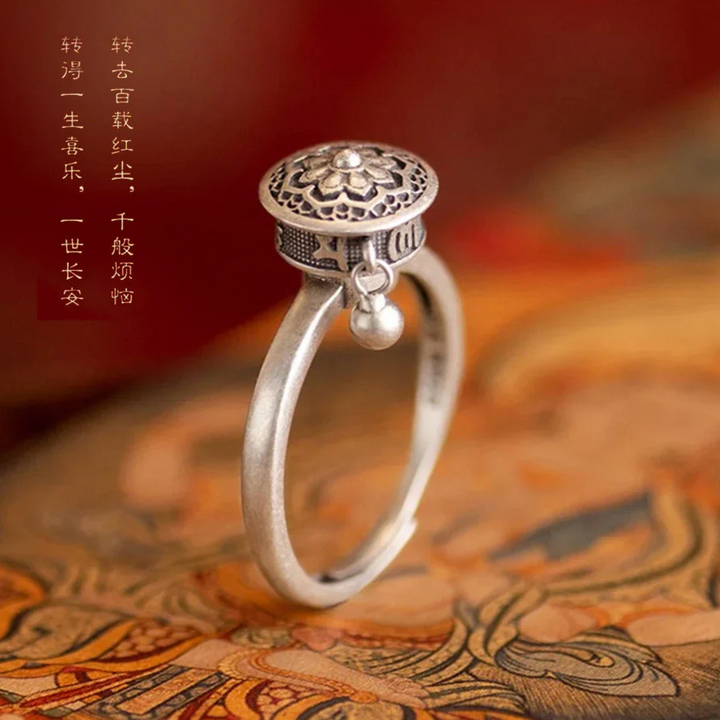 Tibet Mantra Glücks-Ring