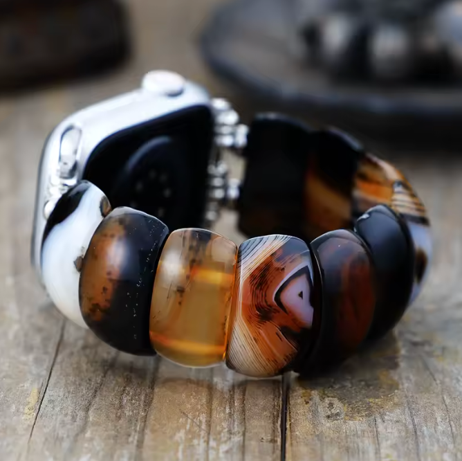 Onyx Elegance - Apple Watch Armband