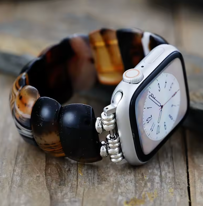 Onyx Elegance - Apple Watch Armband