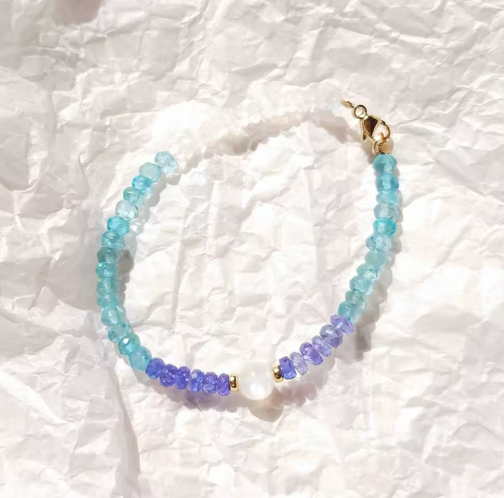 Luxe Aqua Marina - Armband