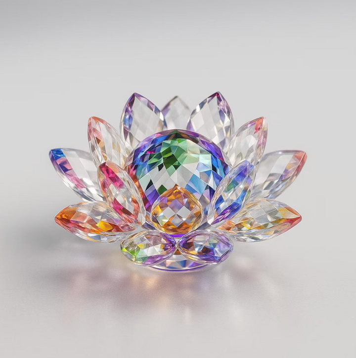 Kristall Lotusblume "Feng Shui"
