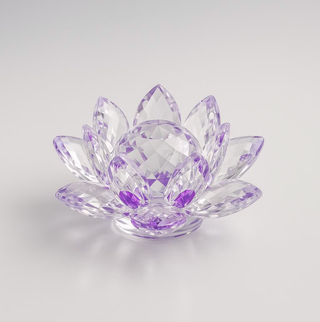 Kristall Lotusblume "Feng Shui"