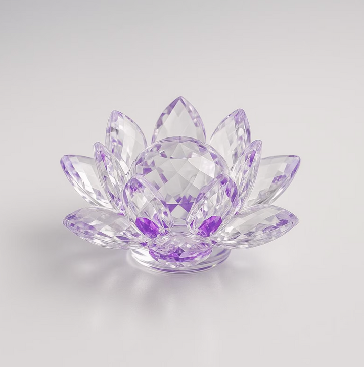 Kristall Lotusblume "Feng Shui"