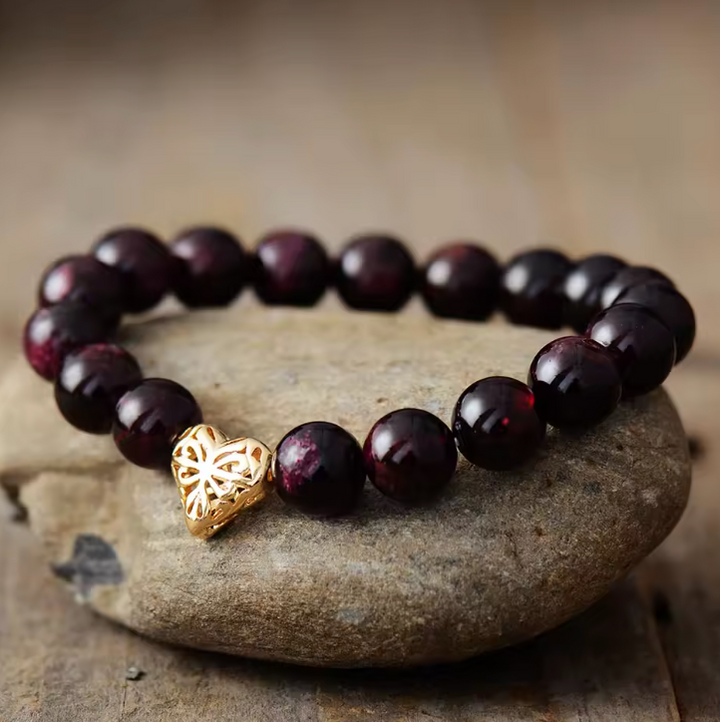Granat Love - Armband