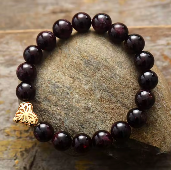 Granat Love - Armband