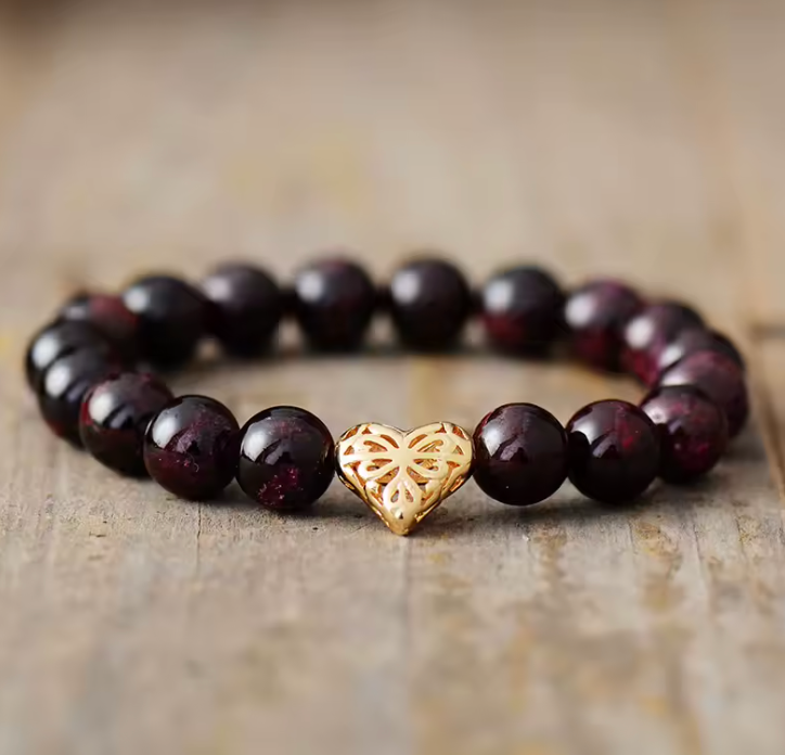 Granat Love - Armband