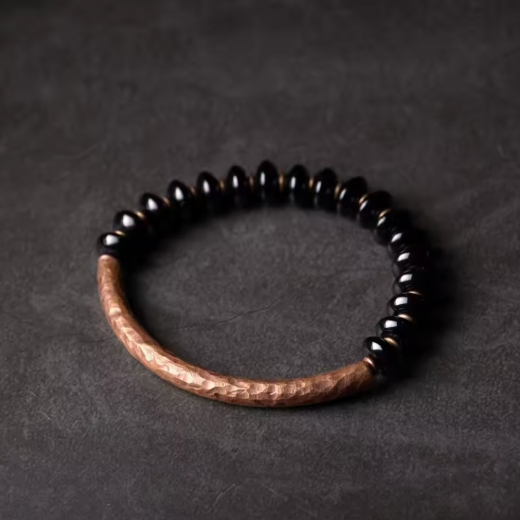 Mystio Obsidian Kupfer - Armband