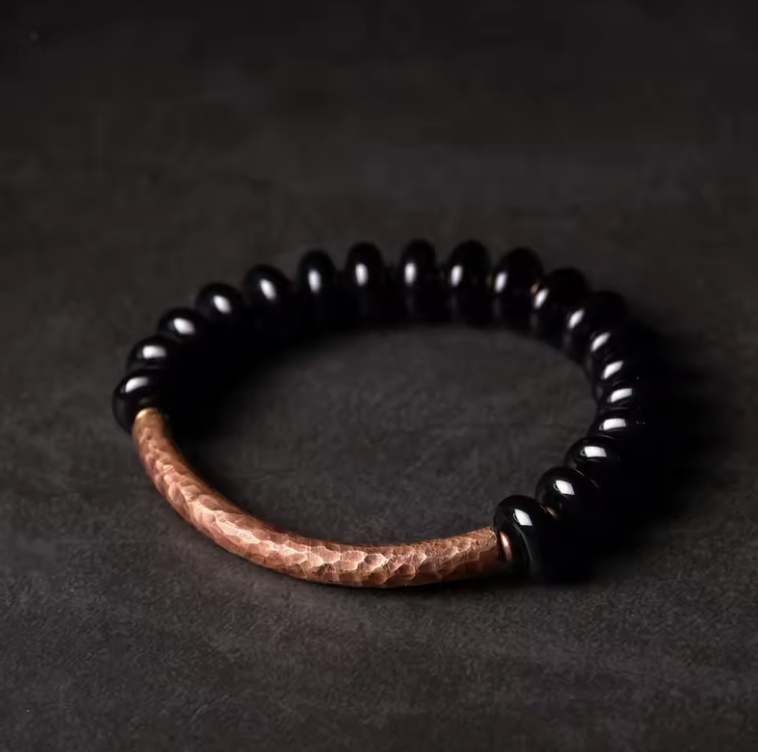 Mystio Obsidian Kupfer - Armband