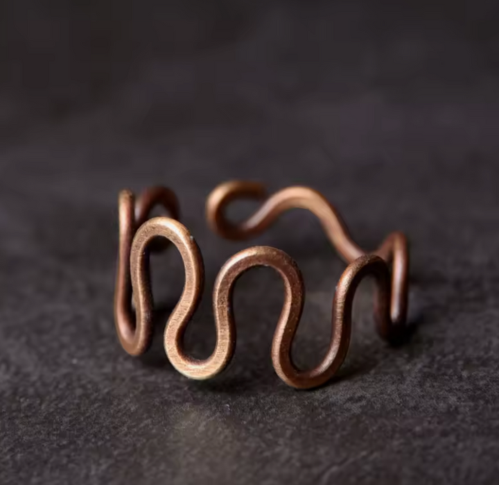 Kupfer Wave - Ring