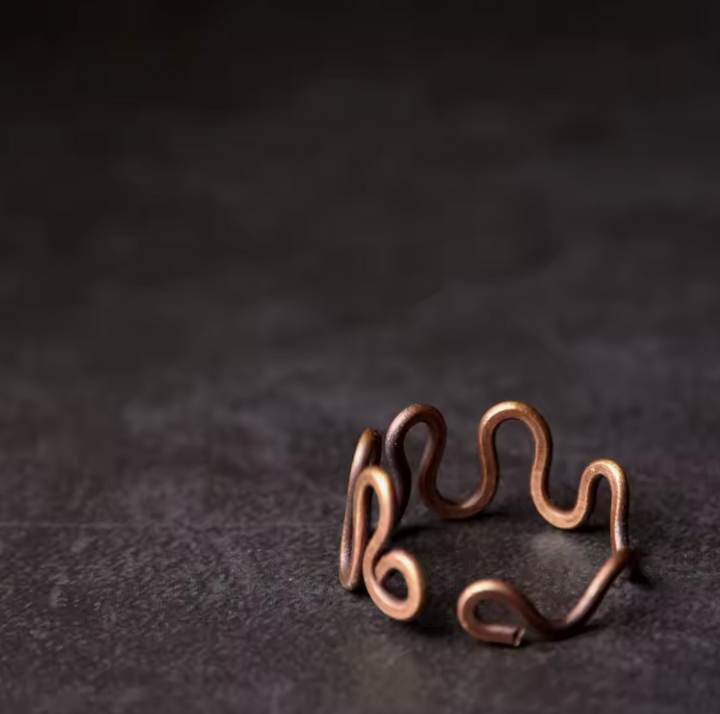 Kupfer Wave - Ring