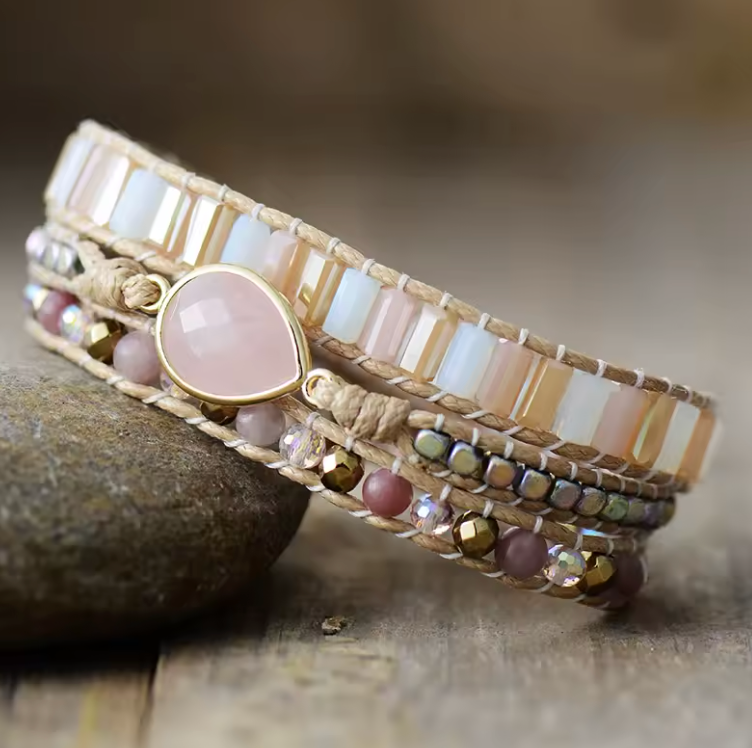 Violet Energy Amethyst - Wickelarmband