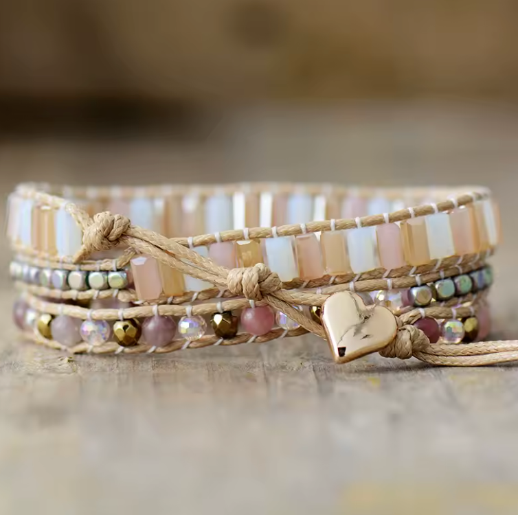 Violet Energy Amethyst - Wickelarmband