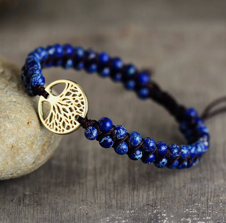 Lebensbaum Lapislazuli - Armband