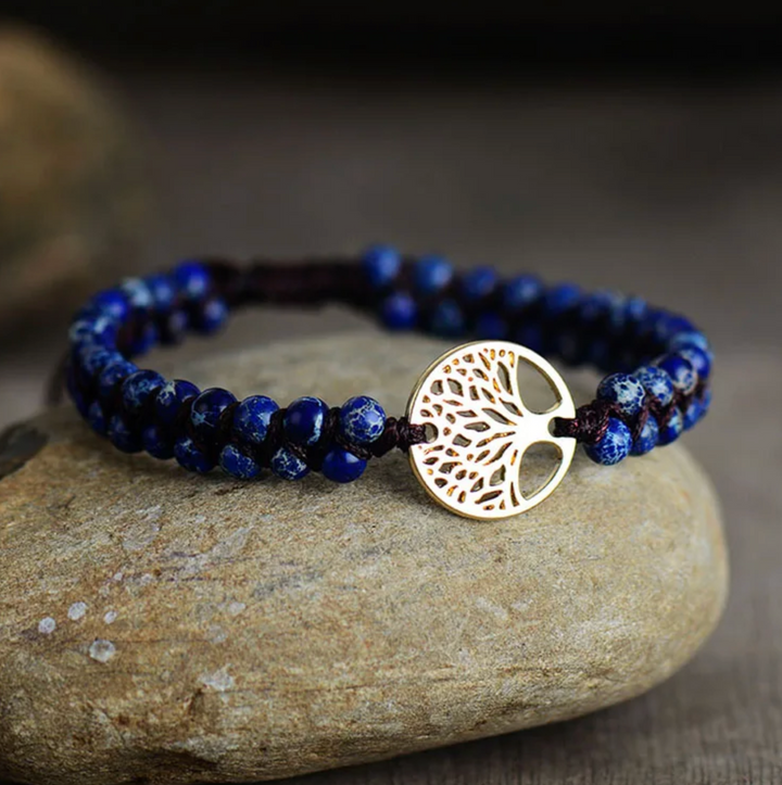 Lebensbaum Lapislazuli - Armband