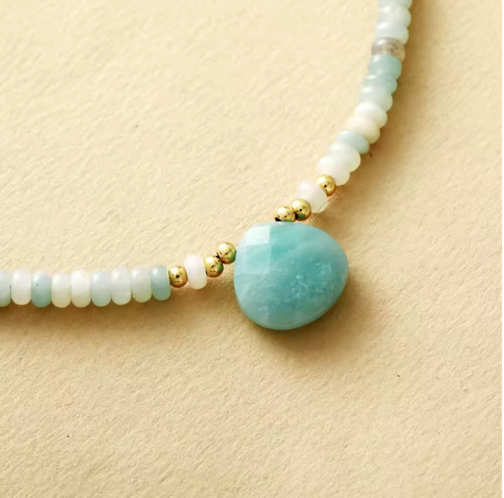 Serene Amazonit - Kette