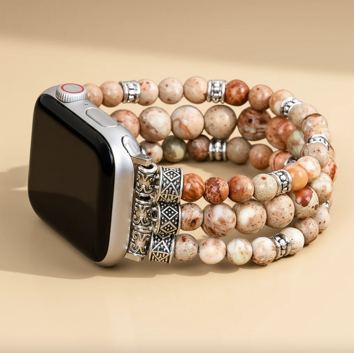 Beige Jaspis - Apple Watch Armband
