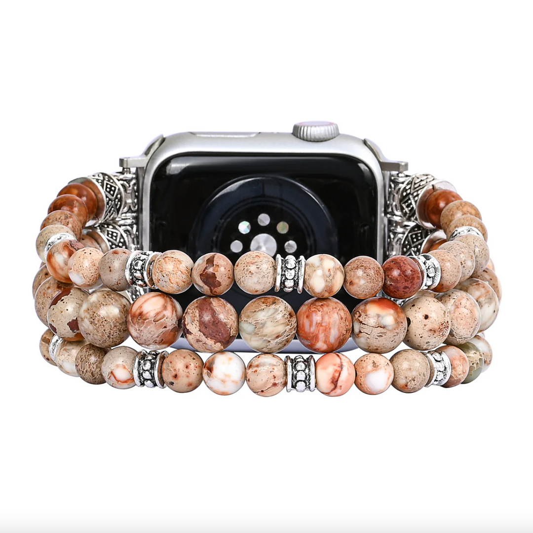 Beige Jaspis - Apple Watch Armband