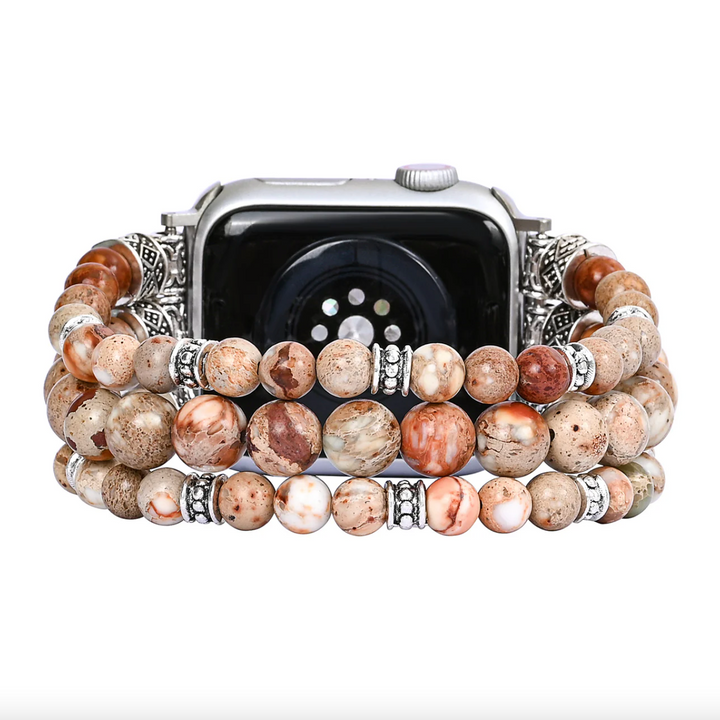 Beige Jaspis - Apple Watch Armband