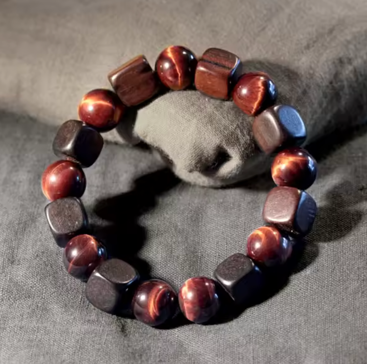 Tigerauge Noir - Armband