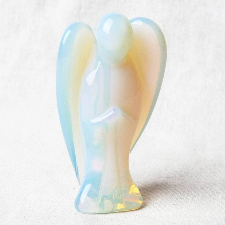 Schutzengel-Figur aus Opal