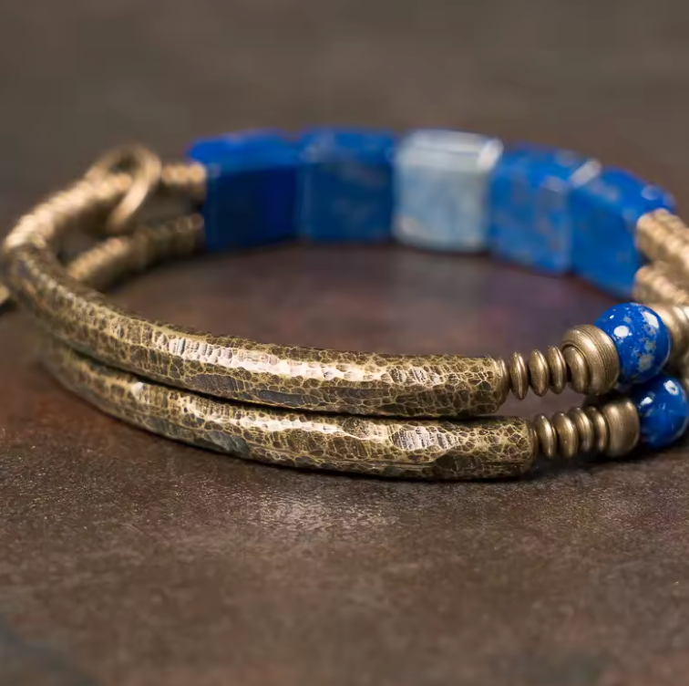 Azure Lapislazuli  Kupfer - Armband