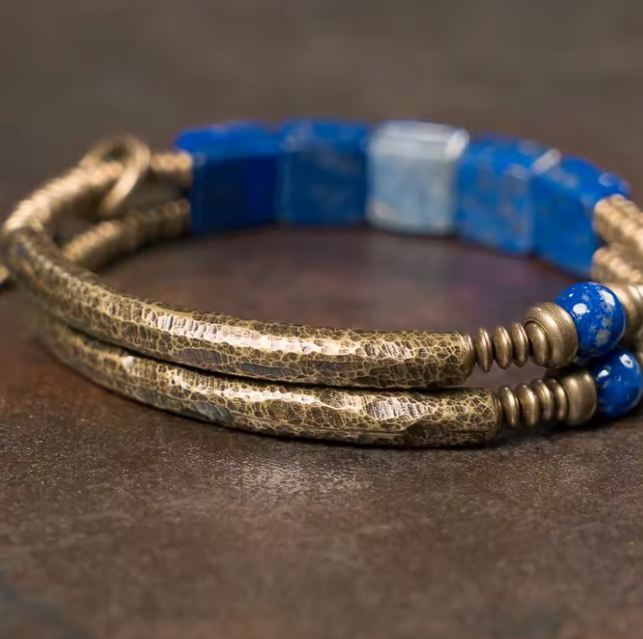 Azure Lapislazuli  Kupfer - Armband