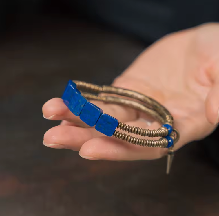 Azure Lapislazuli  Kupfer - Armband