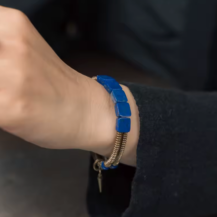 Azure Lapislazuli  Kupfer - Armband