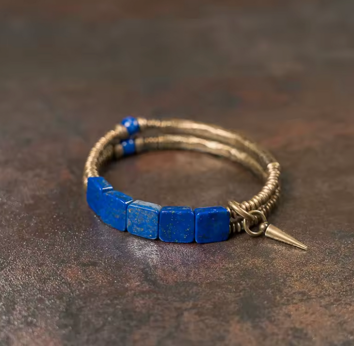 Azure Lapislazuli  Kupfer - Armband