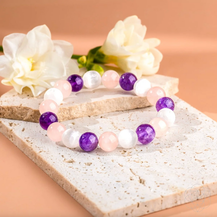 Rosenquarz Feminine - Armband