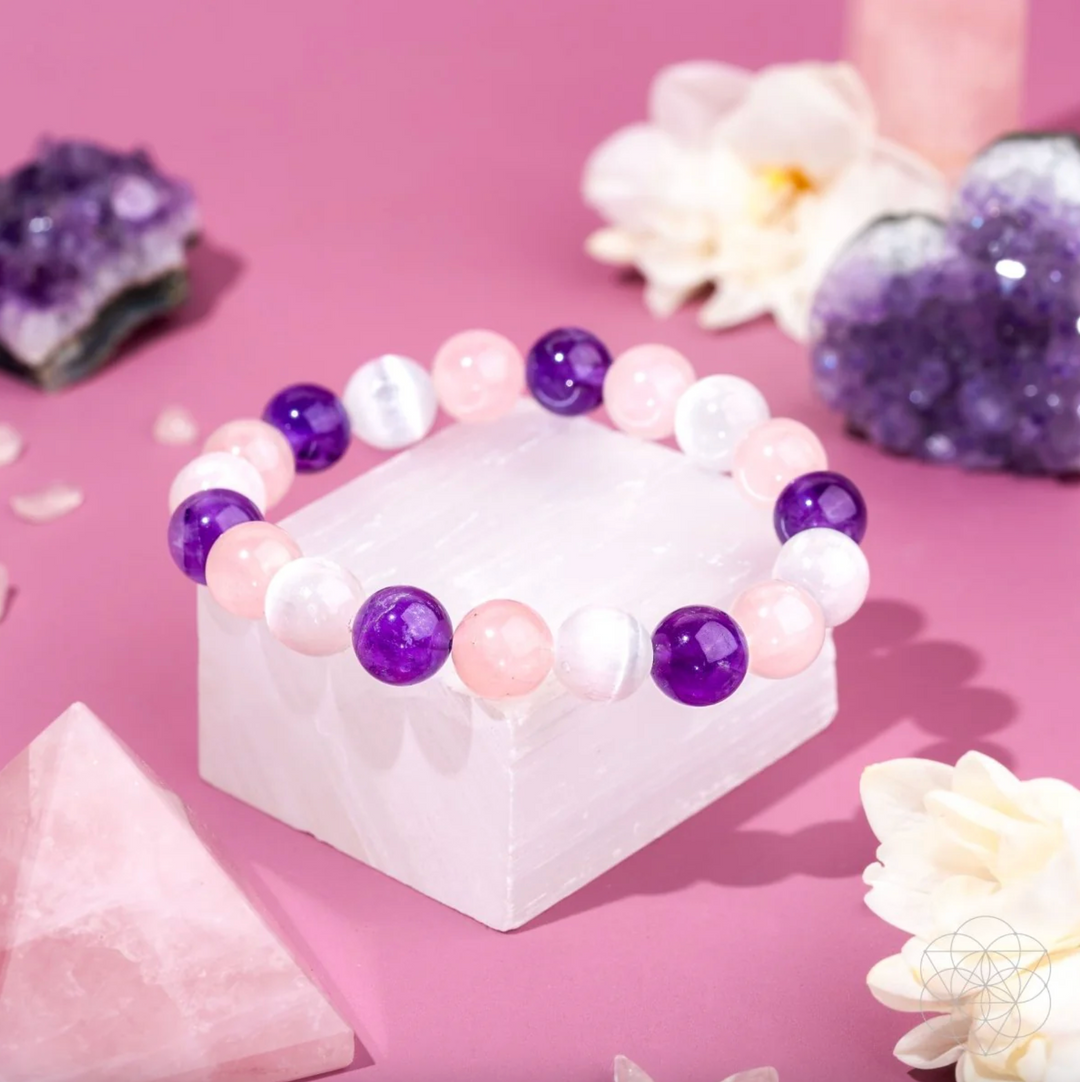 Rosenquarz Feminine - Armband