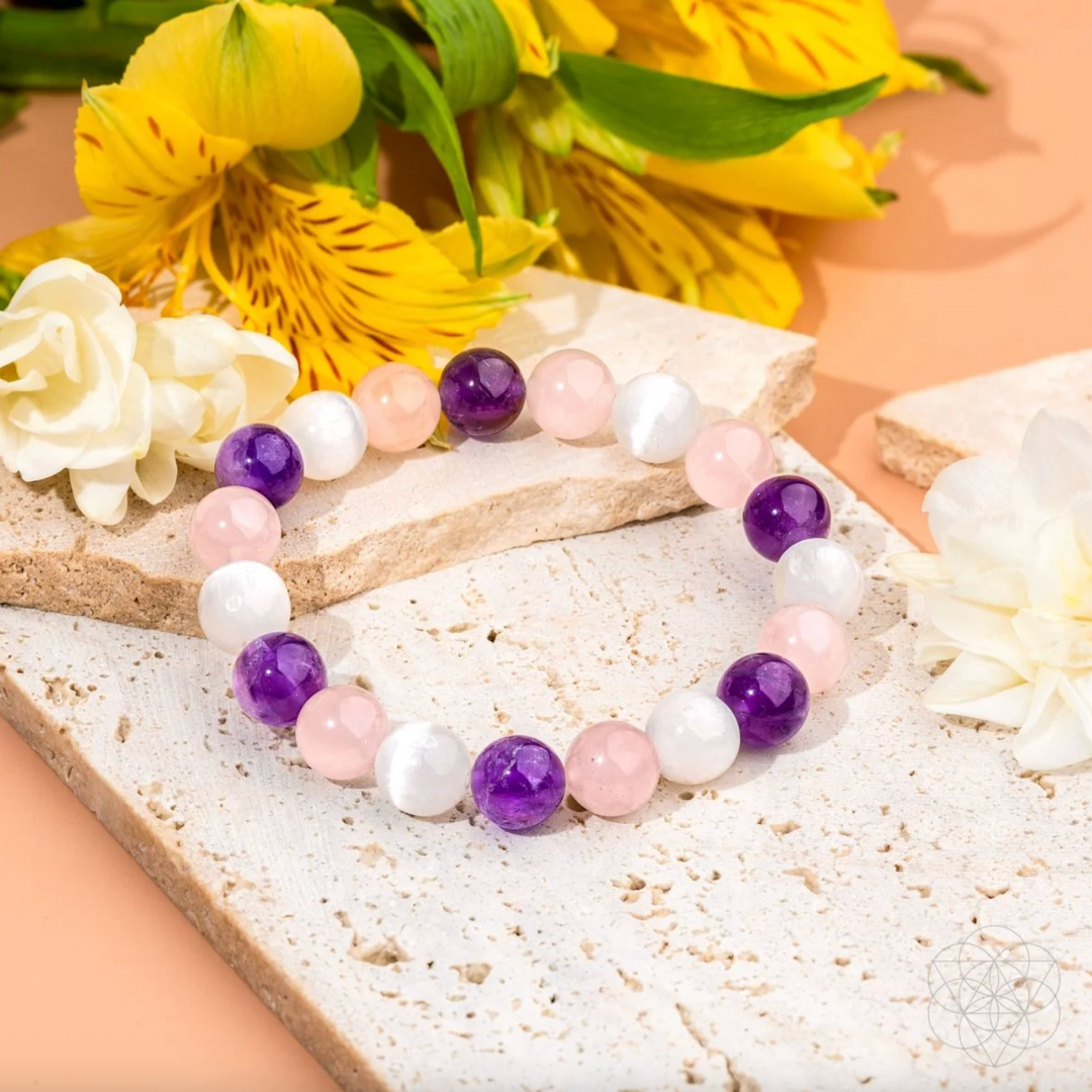 Rosenquarz Feminine - Armband