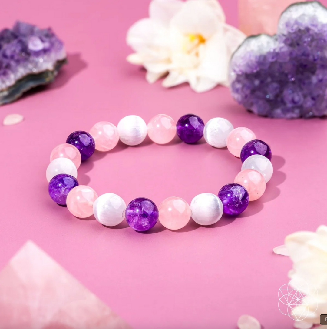 Rosenquarz Feminine - Armband