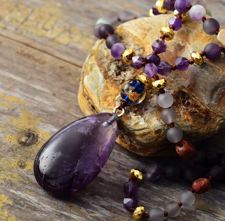 Amethyst Drop - Kette