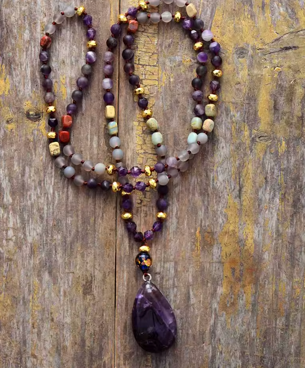 Amethyst Drop - Kette