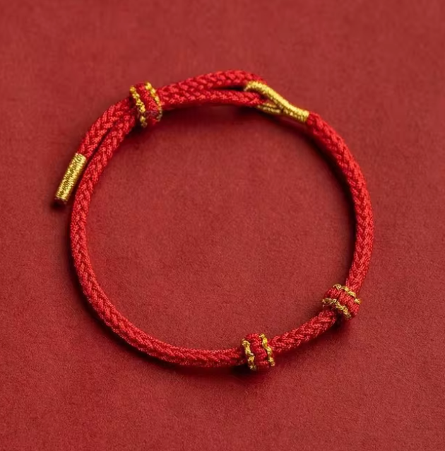 Red Tibet Gold - Armband