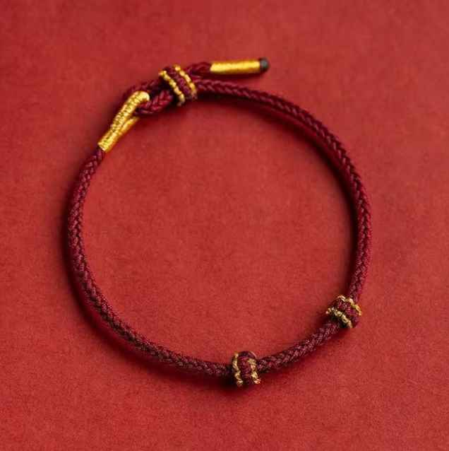 Red Tibet Gold - Armband