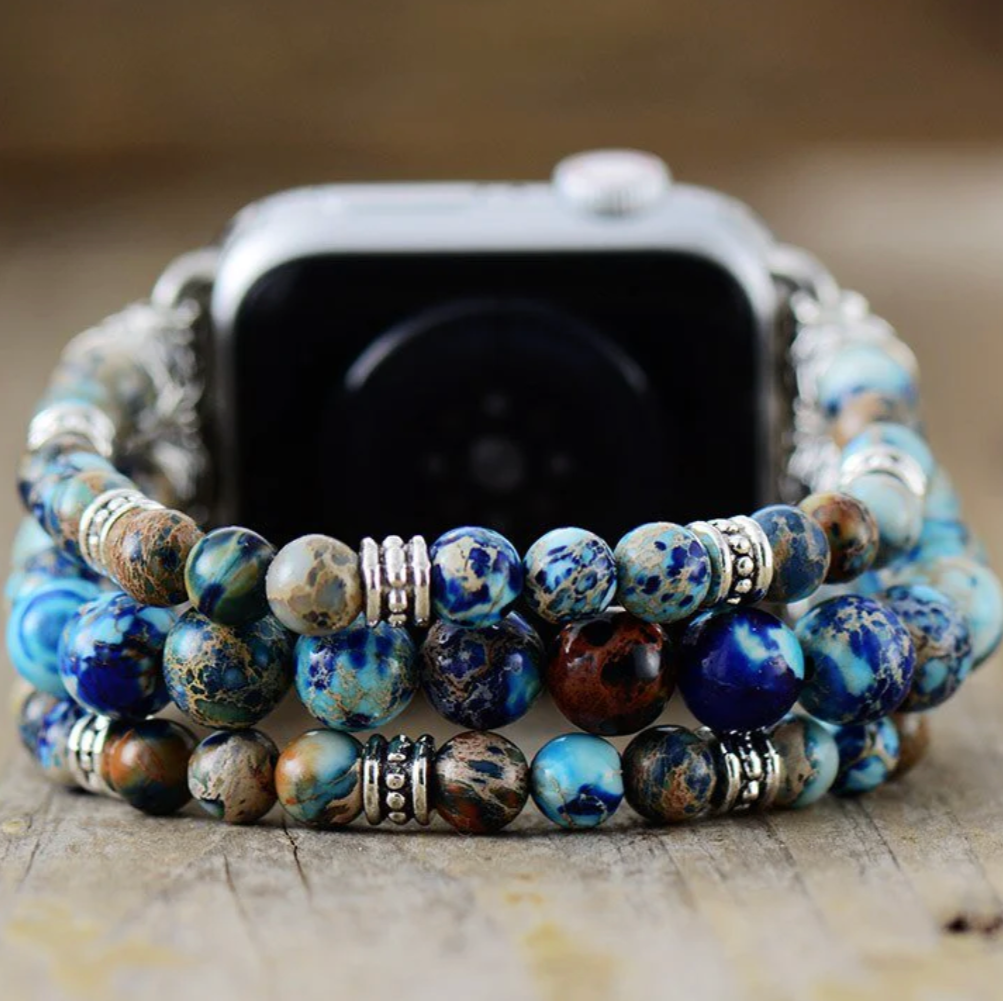 Blue Lilia - Apple Watch Armband