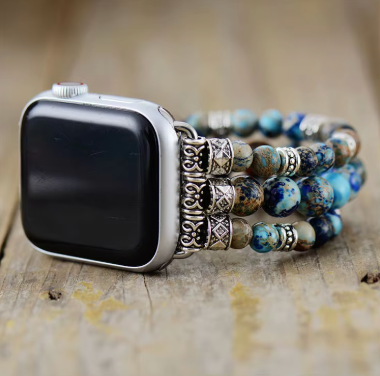 Blue Lilia - Apple Watch Armband